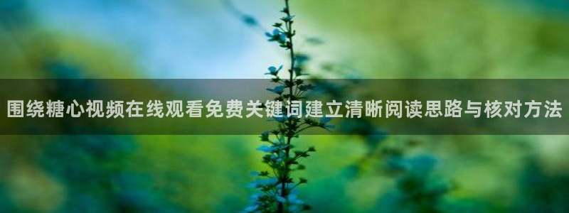 糖心视频在线:围绕糖心视频在线观看免费关键词建立清晰阅读思路与核对方法